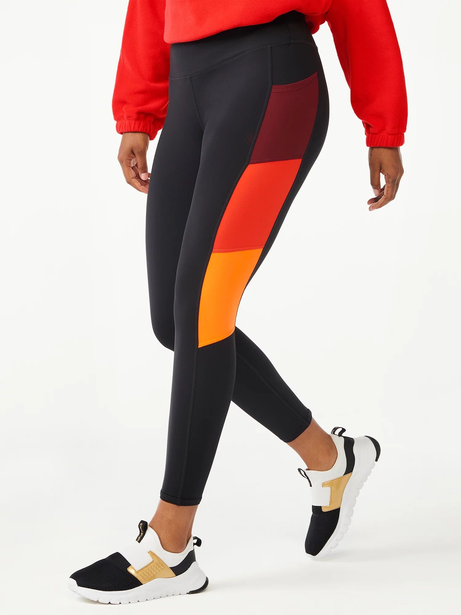 Love & Sports Women's Colorblocked Leggings | Walmart (US)