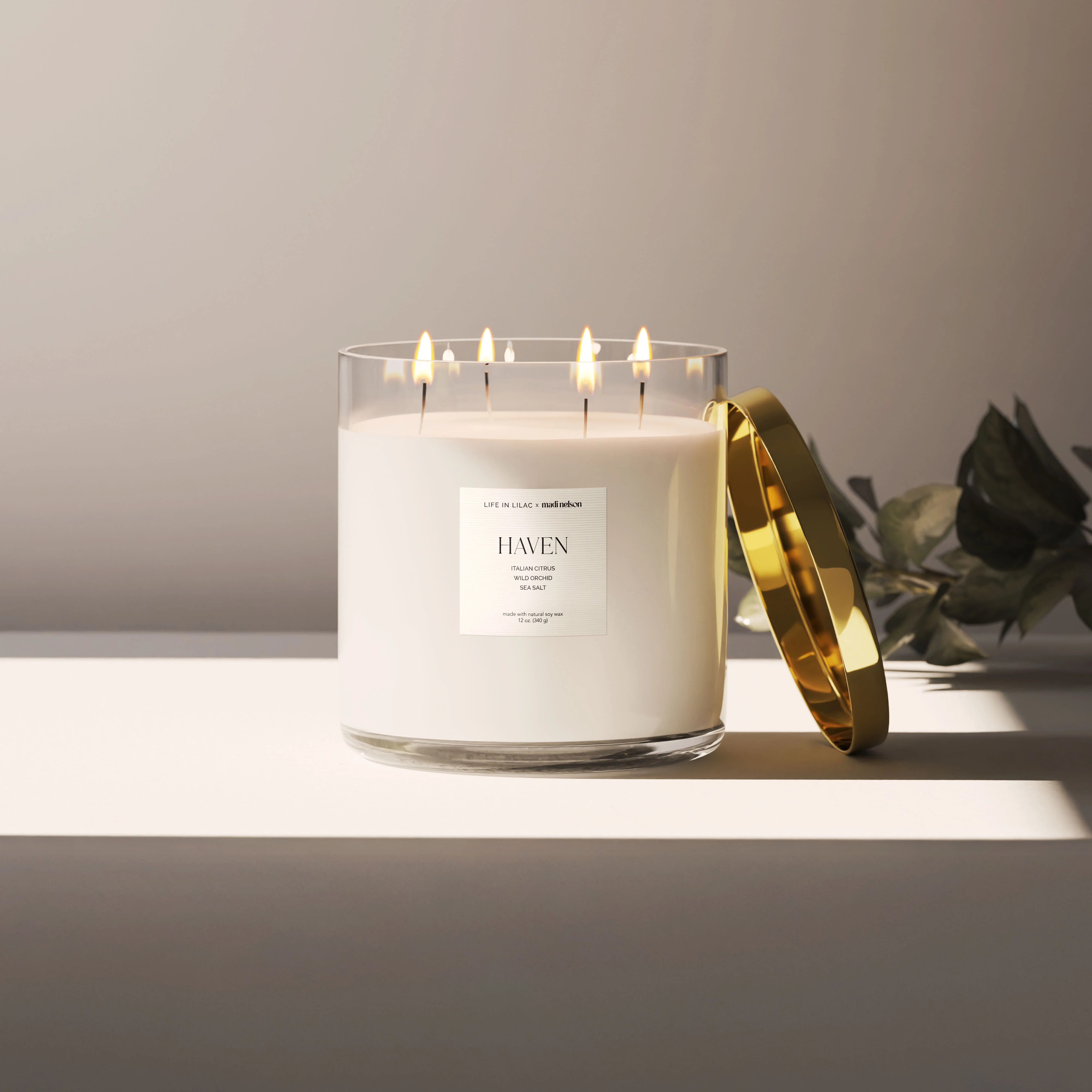 Grand 55 oz Madi Nelson Haven Candle | Life In Lilac