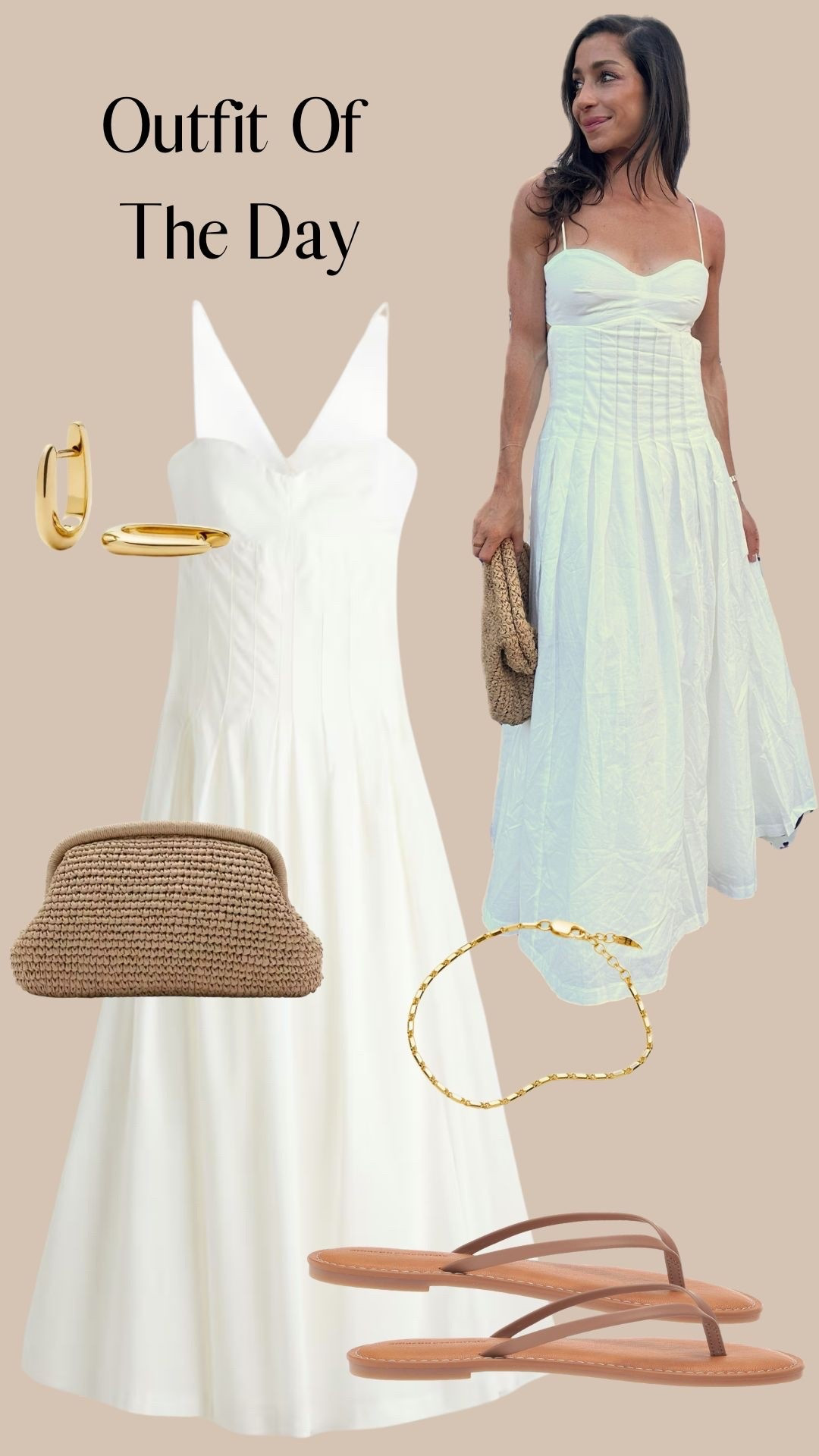 OOTD: H&M dress, Mango bag, Amazon sandals, Missoma jewellery

#LTKsummer #LTKdresses #LTKstyletip