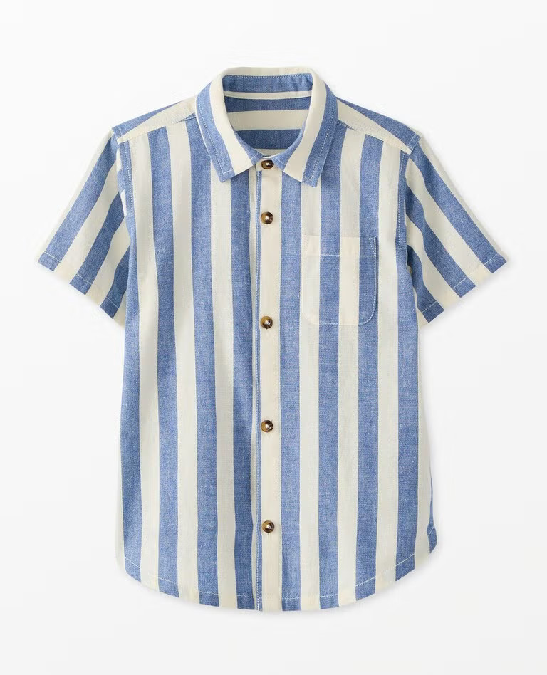 Linen Button Up Shirt | Hanna Andersson