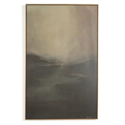 Fog I by Lauren Fuhr - Floater Frame Painting on Canvas | Wayfair North America