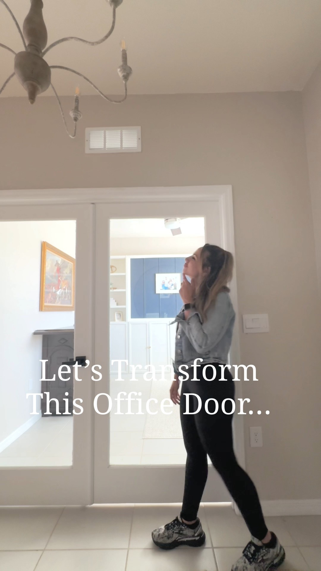 Faux French doors, but on a budget ✨
I painted our office doors Iron Ore and added screen pine for that classic French door look—without replacing the doors. Such a simple DIY with a big impact.
All materials and products used are linked here.

#LTKHome