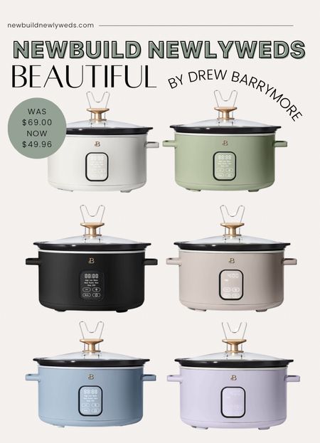 Save on Beautiful by Drew Barrymore’s Slow Cooker in 6 different colors! 

#LTKfindsunder50 #LTKsalealert #LTKhome
