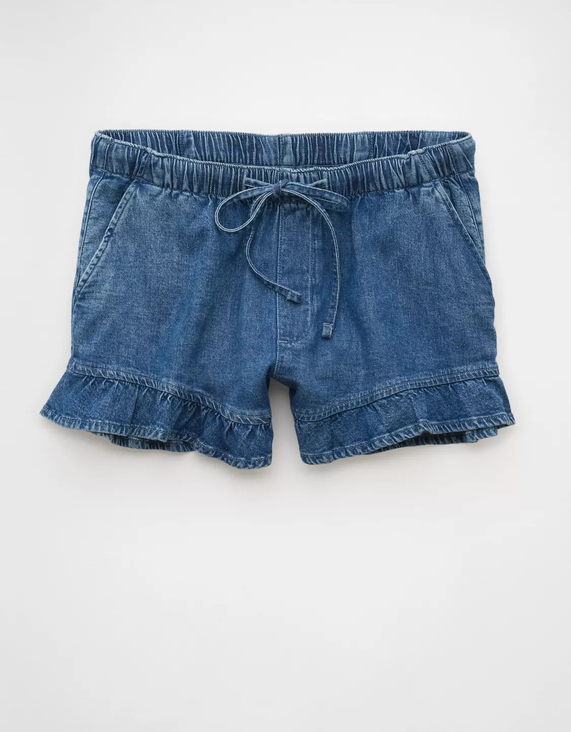 AE Stretch Ruffle Short | American Eagle Outfitters (US & CA)
