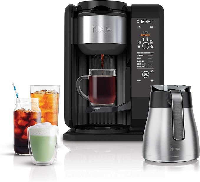 Ninja Hot and Cold Brewed System, Auto-iQ Tea and Coffee Maker with 6 Brew Sizes, 5 Brew Styles, ... | Amazon (US)