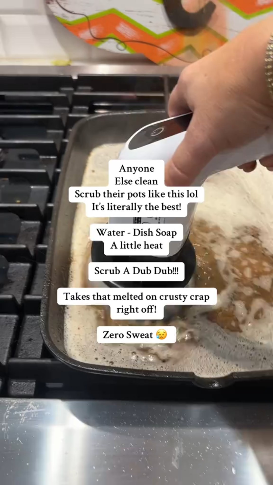 My kitchen cleaning HACKKK 🙌
This scrubber + a little soap + heat = spotless pans in seconds.
Linked on my Amazon because every mom needs one 😂🧽🫧

#AmazonFinds #KitchenHacks #MomLife #CleanTok
#AmazonMustHaves   
   

#LTKHoliday #LTKHome