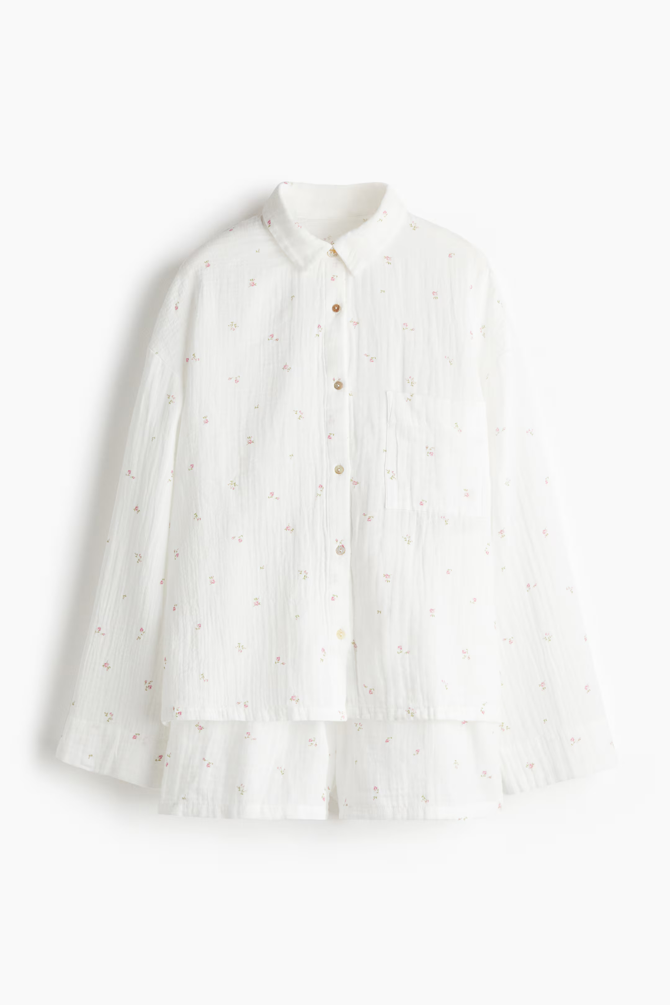 Pyjama shirt and shorts | H&M (UK, MY, IN, SG, PH, TW, HK)