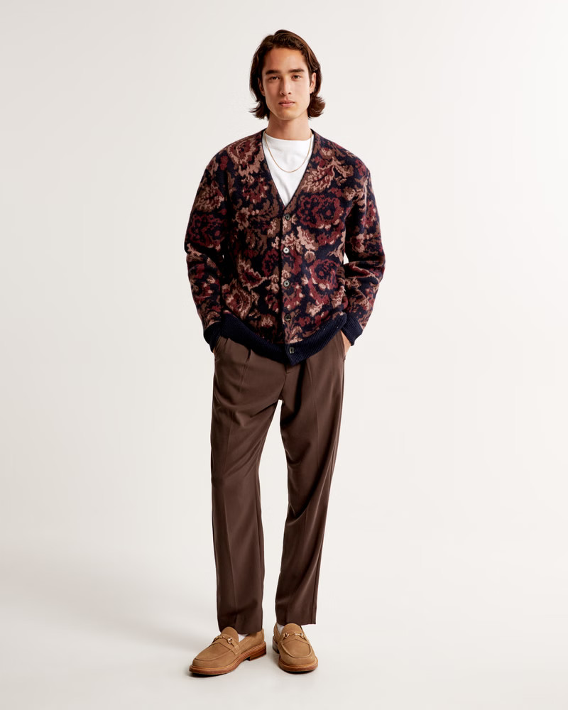 Men's Pattern Cardigan | Men's Tops | Abercrombie.com | Abercrombie & Fitch (US)