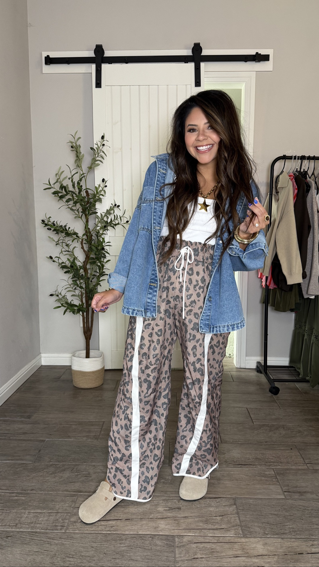 leopard track pants   baggy leopard pants   wide leg leopard pants   leopard print wide leg pants   high waisted leopard pants   baggy wide leg track pants   leopard side stripe pants   drawstring leopard pants   comfy leopard track pants   fall leopard pants   cheetah print pants   baggy leopard sweatpants   high waisted baggy pants   leopard print track pants   wide leg animal print pants   casual leopard pants   soft baggy track pants   leopard lounge pants   trendy leopard pants   back to school leopard pants  casual mom outfits   Cute and comfy mom outfit