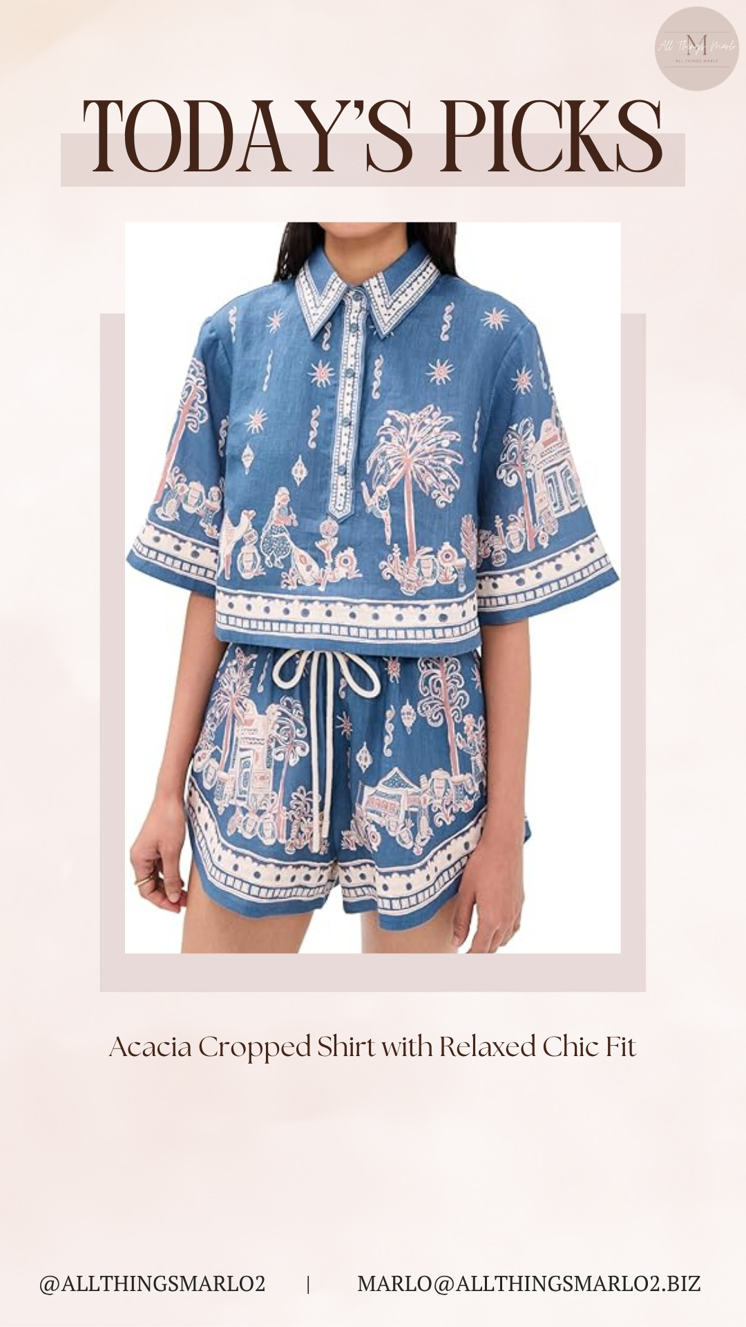 Acacia Cropped Shirt with Relaxed Chic Fit 

 #LTKootd #LTKWorkwear #LTKTravel