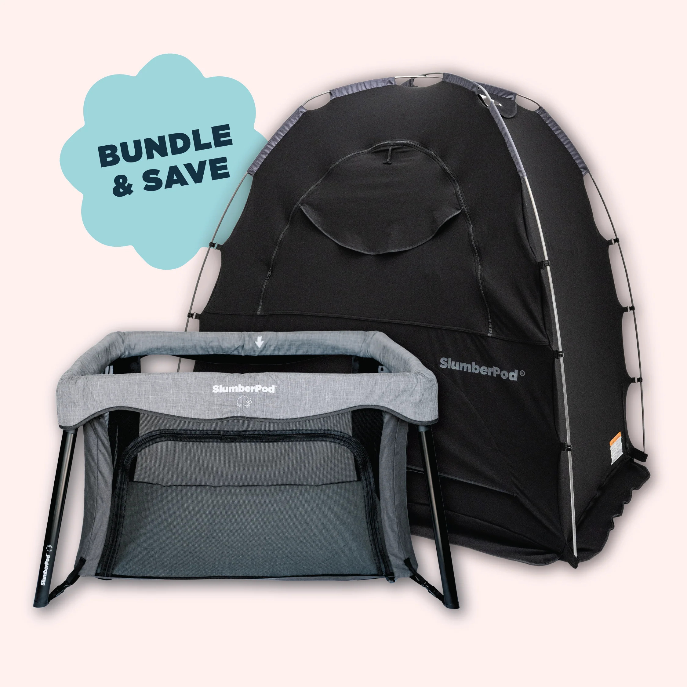 Baby Dreams Bundle Travel Crib and Blackout Tent | SlumberPod