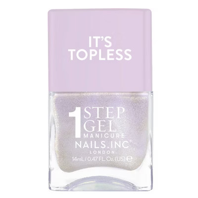 Nails Inc. Go Top Less Halle Nail Polish - Lilac Shimmer - 0.47 fl oz | Target