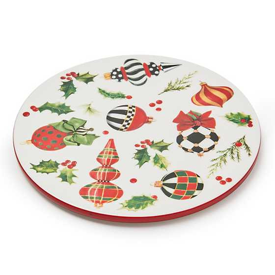 Deck the Halls Round Trivet | MacKenzie-Childs