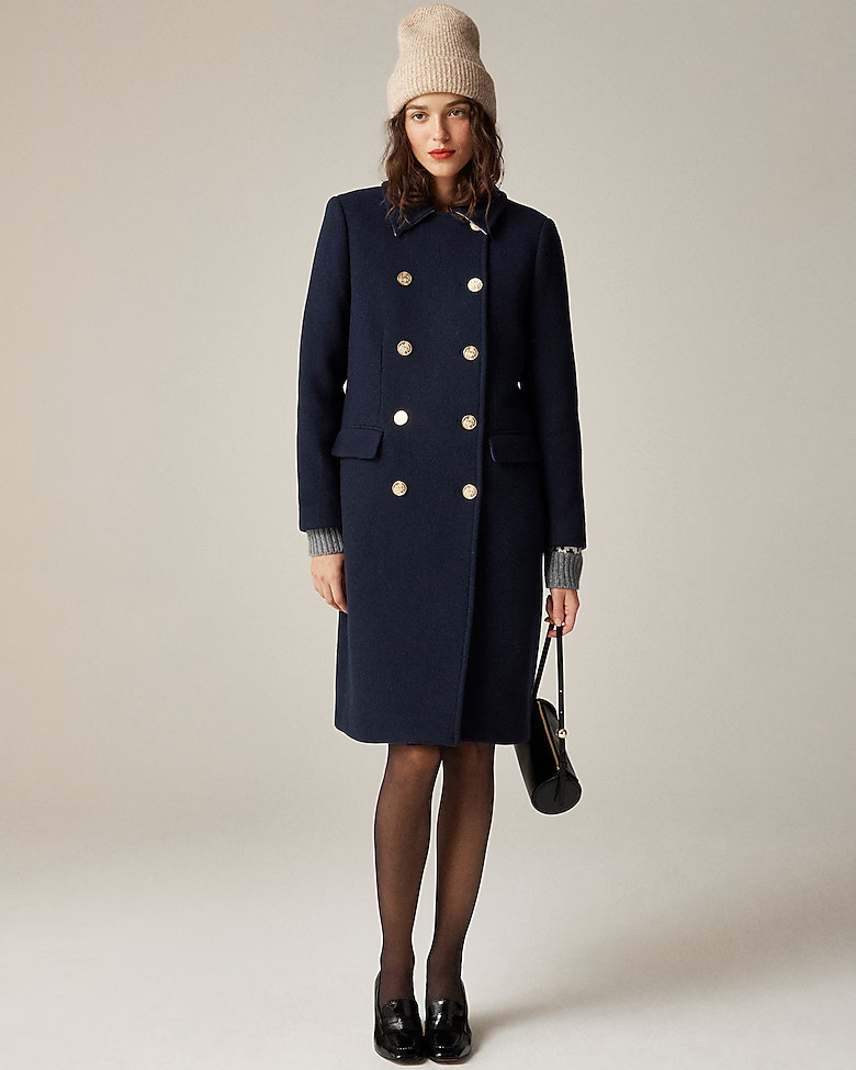 Warwick topcoat in Italian stadium-cloth wool blend | J. Crew US