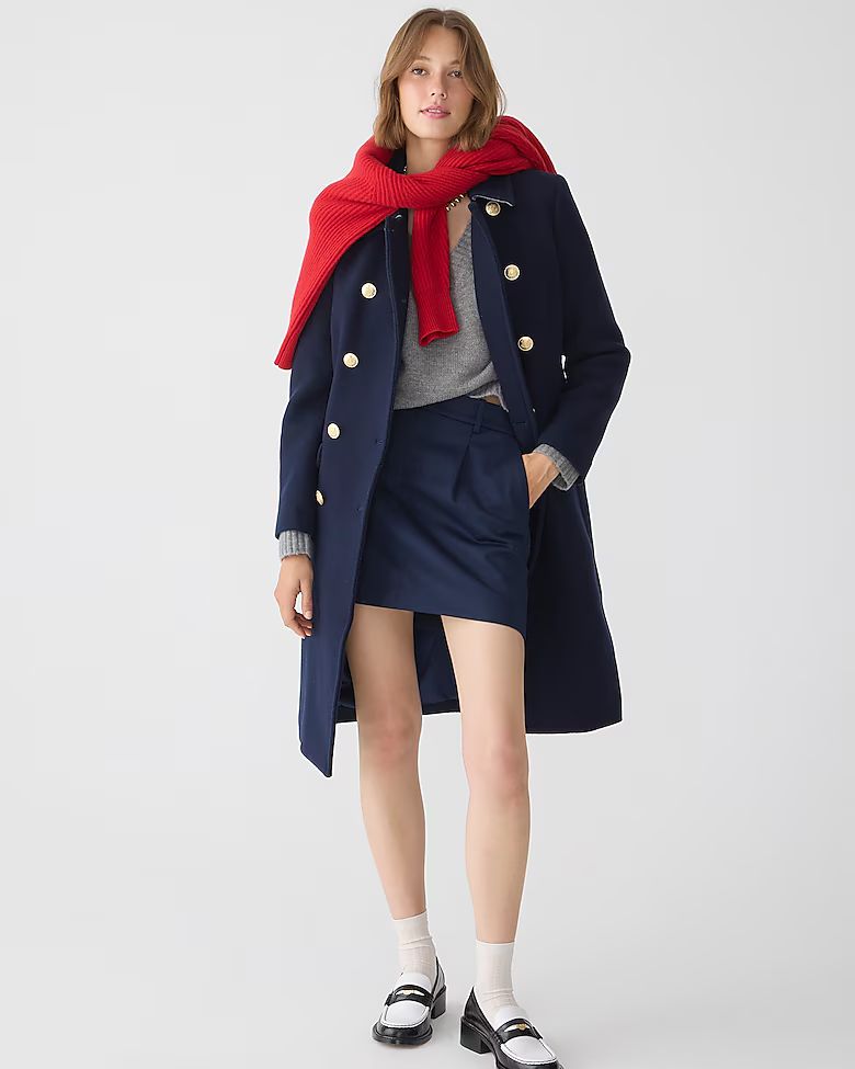 Warwick topcoat in Italian stadium-cloth wool blend | J.Crew US