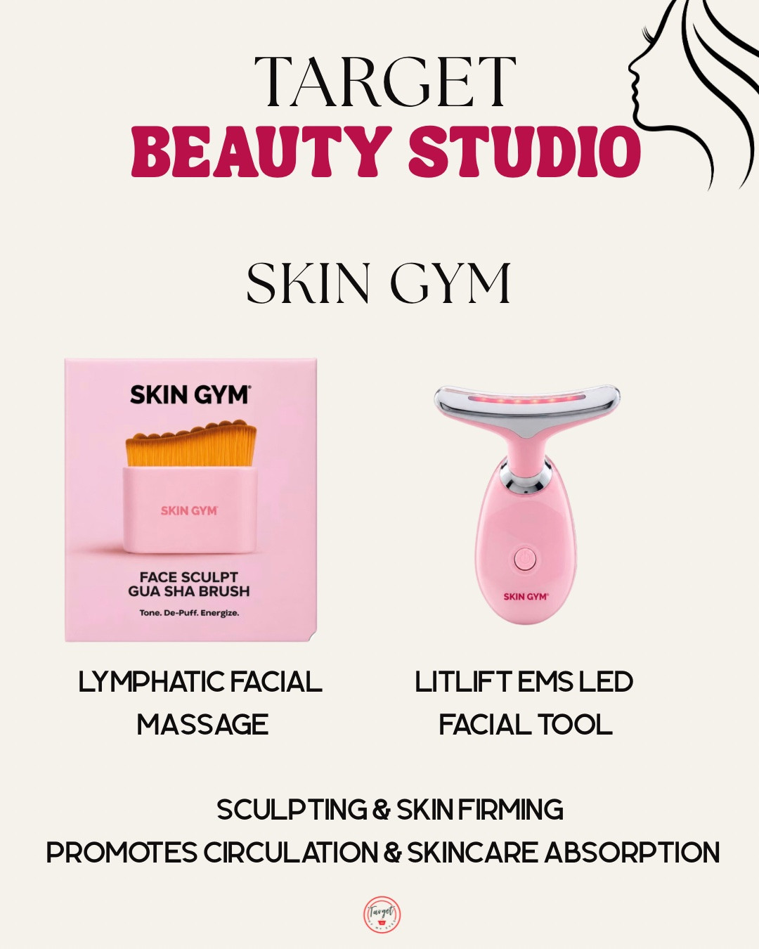 Skin Gym Face Sculpt Gua Sha Target Beauty Studio Brush & liftoff LED Facial Tool 
Sculpting & Skin Firming
promotes circulation & skincare absorption @Target #targetstyle #targetbeauty #newattarget #skingym #facialtools #skincaretools #guashabrush

#LTKgrwm #LTKBeauty #LTKHome