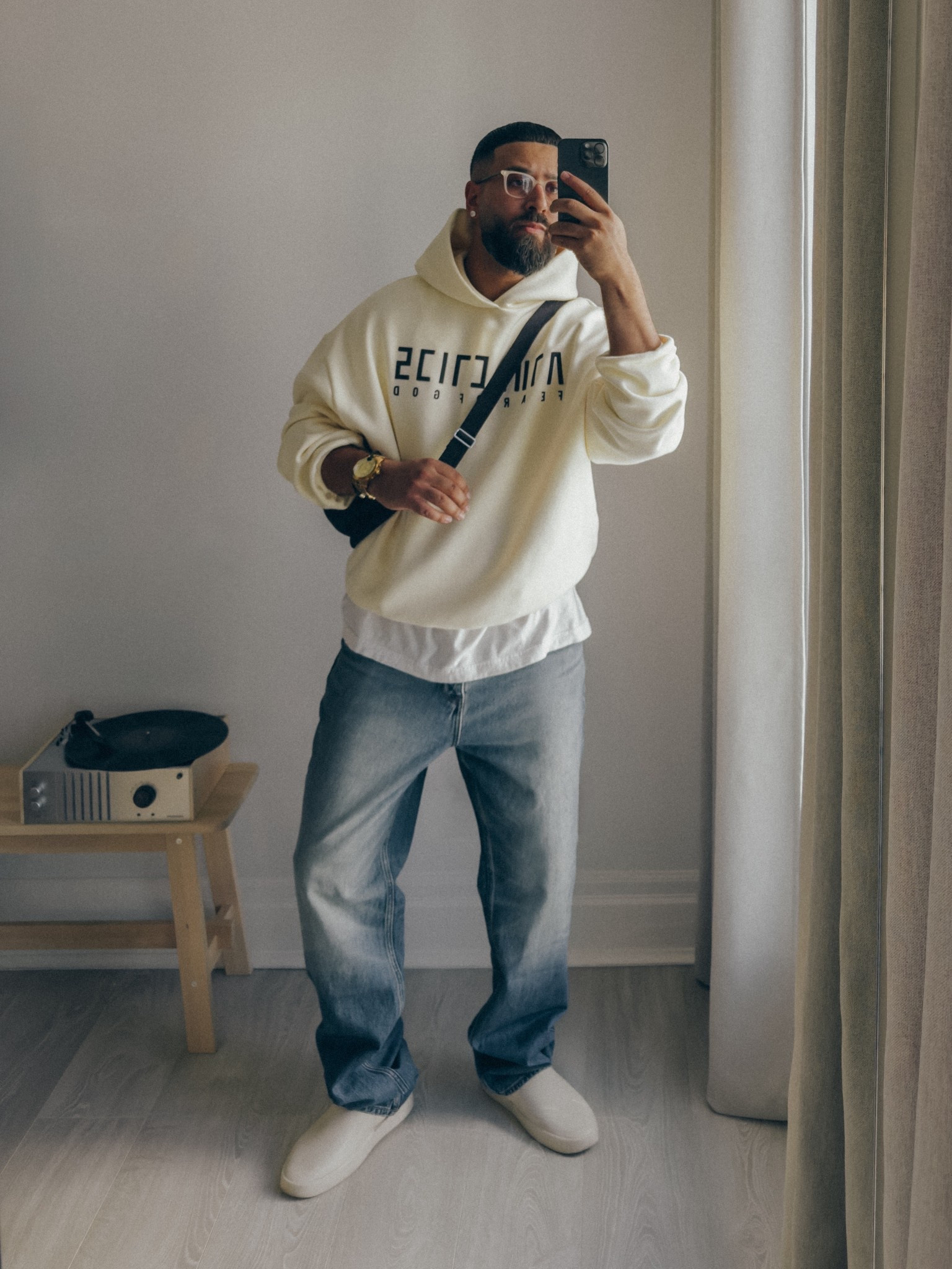 Men’s relaxed and elevated style. Featuring FEAR OF GOD ESSENTIALS Blue Blue 5-Pocket Jeans in (size 33). A great pair of jeans thats versatile, easy to dress up or down, and a relaxed fit with a great wash. A Men’s outfit for the Fall and those cooler Summer nights. Linked similar items where exact items are currently sold out, to complete the look.

#LTKMens #LTKStyleTip