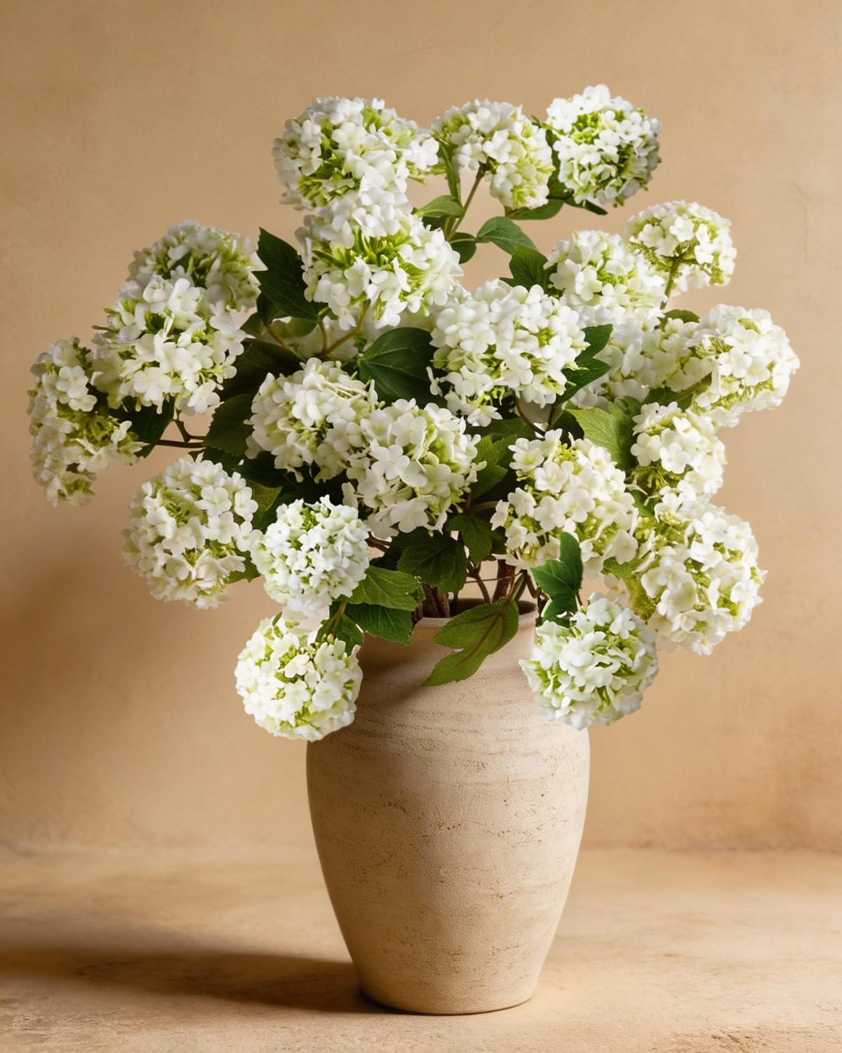 6 Pcs Hydrangea Artificial Flowers - 32" & 26" Faux Long Stem with 24 Realistic Full Blooms for S... | Amazon (US)