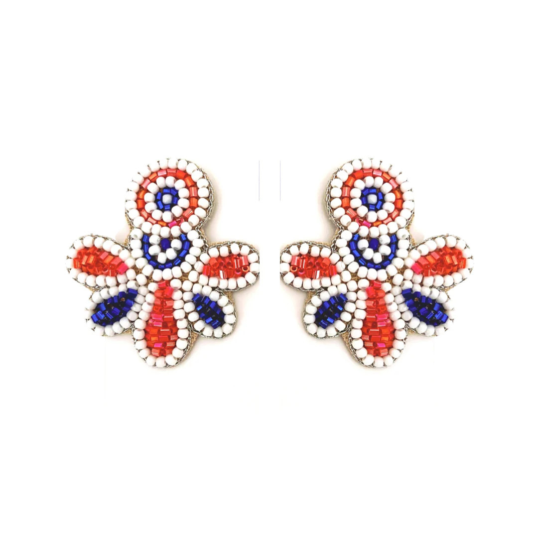Love Studs in Red, White and Blue | Beth Ladd Collections
