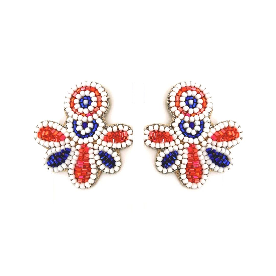 Love Studs in Red, White and Blue | Beth Ladd Collections