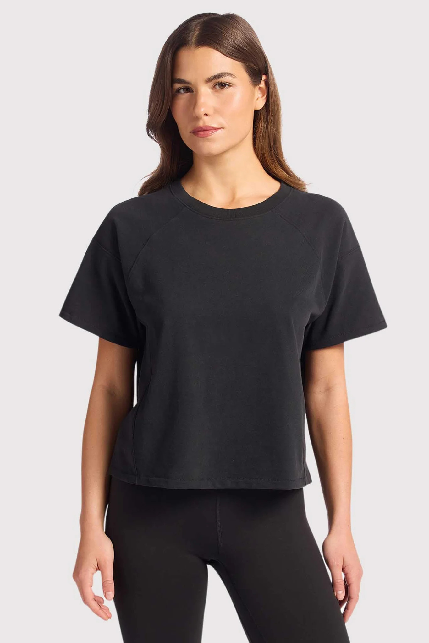 Steady Seamed Tee | Eggplant | Nuuds US