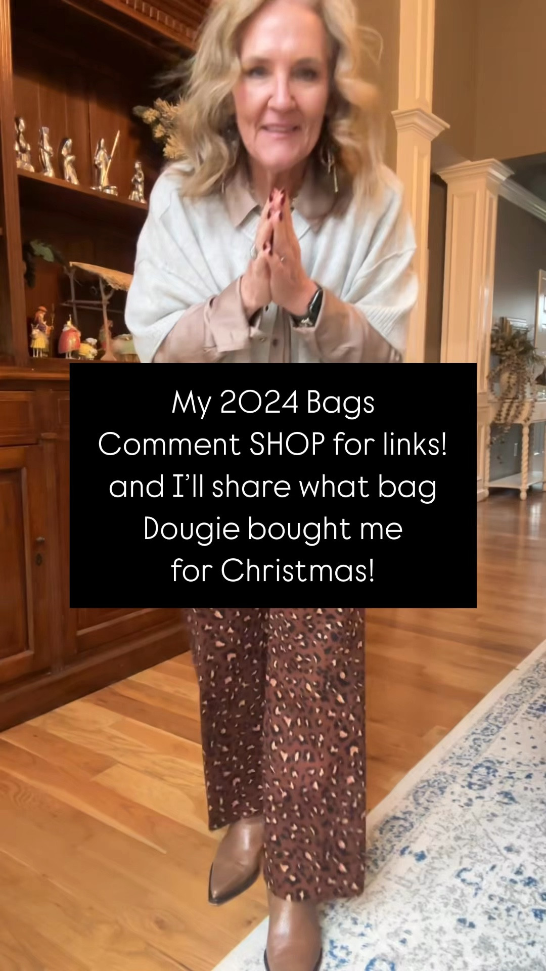 I’ll link these bags, my outfit and my Christmas gift! 

I’m excited for this Naghedi bag! My first one! 

Cashmere sweater size medium 
Blouse size up
Pants tts 
Boots I always size up 1/2

The bags? My heart! I’m loving them. I swap them out easily by using this madewell wallet. I just have to grab that, my key fob and my lipsticks. I leave the receipts for later. 😂😂😂

Crossbody purses Gucci bag ClareV quince Kate spade Anthropologie Brahmin 

#LTKGiftGuide #LTKOver40 #LTKItBag