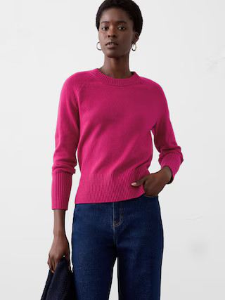 Perfectly Soft Crew-Neck Sweater | Banana Republic Factory