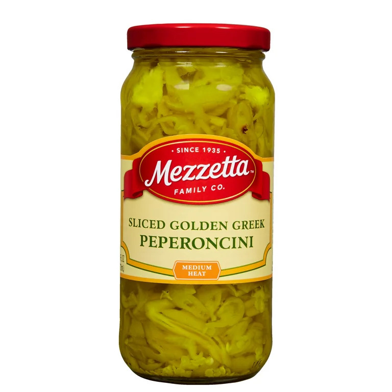 Mezzetta Sliced Golden Greek Peperoncini, 16 fl oz Jar | Walmart (US)