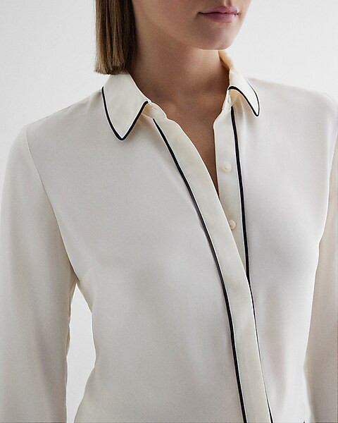 Relaxed Tipped Portofino Shirt | Express