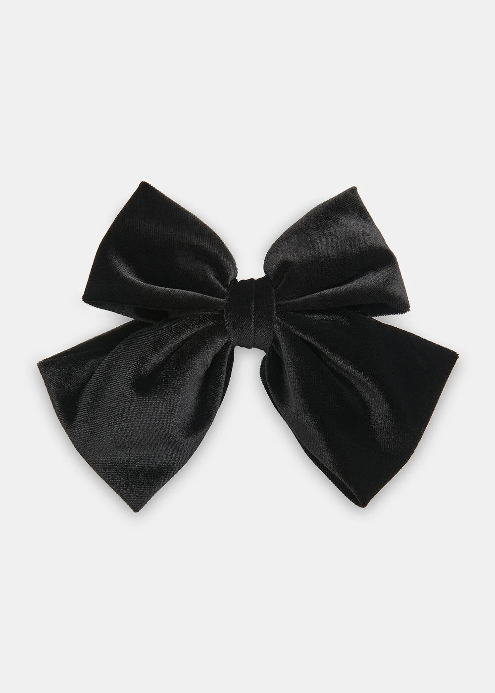 Black Velvet Bow Hair Clip | WHISTLES | Whistles UK | | Whistles