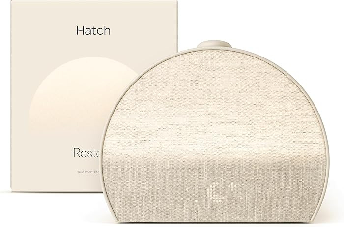 Hatch Restore 3 Sunrise Alarm Clock, Sound Machine, Smart Light (Putty) - White Noise, Screen-Fre... | Amazon (US)