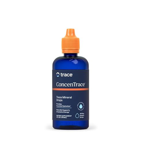 Trace Minerals ConcenTrace Trace Mineral Drops | Supports Energy, Digestion, Bone Health & Hydration, 70+ Ionic w/Magnesium, Chloride & Potassium | Keto, Vegan & Non-GMO | 48 Servings | Amazon (US)