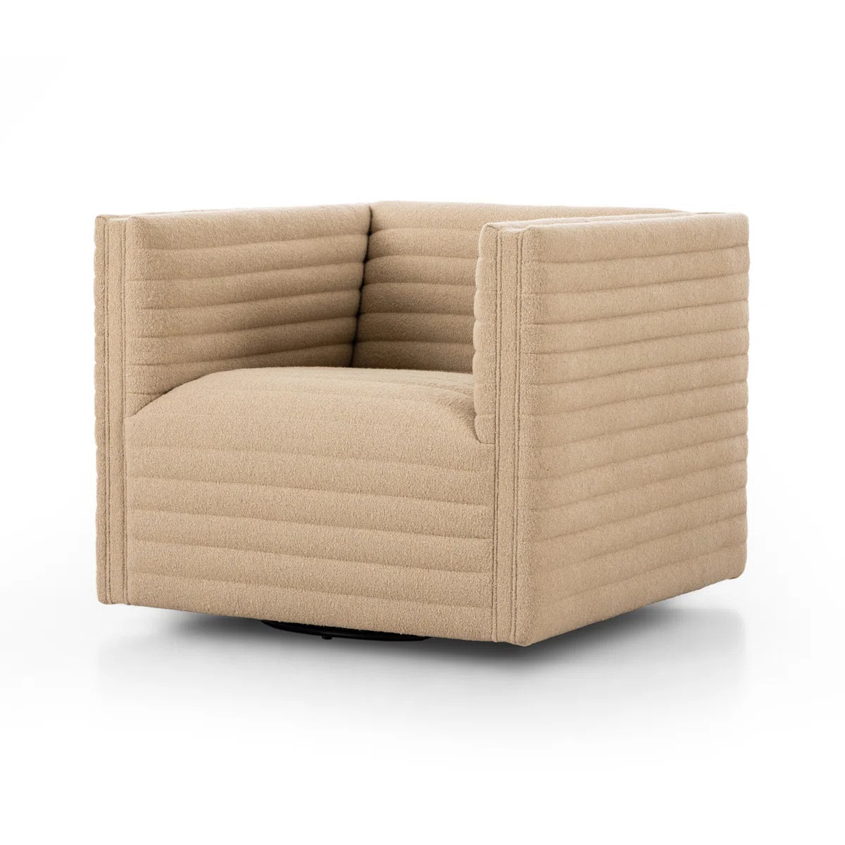 Calandre Swivel Chair-Crete Ecru | AllModern