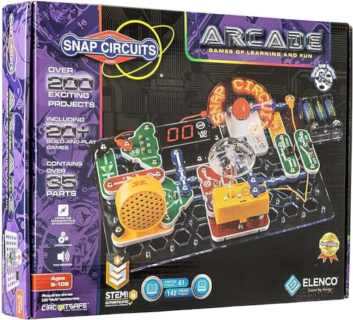 Snap Circuits “Arcade”, Electronics Exploration Kit, Stem Activities for Ages 8+, Full Color ... | Amazon (US)