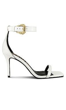 Versace Jeans Couture Emily Sandals in White from Revolve.com | Revolve Clothing (Global)