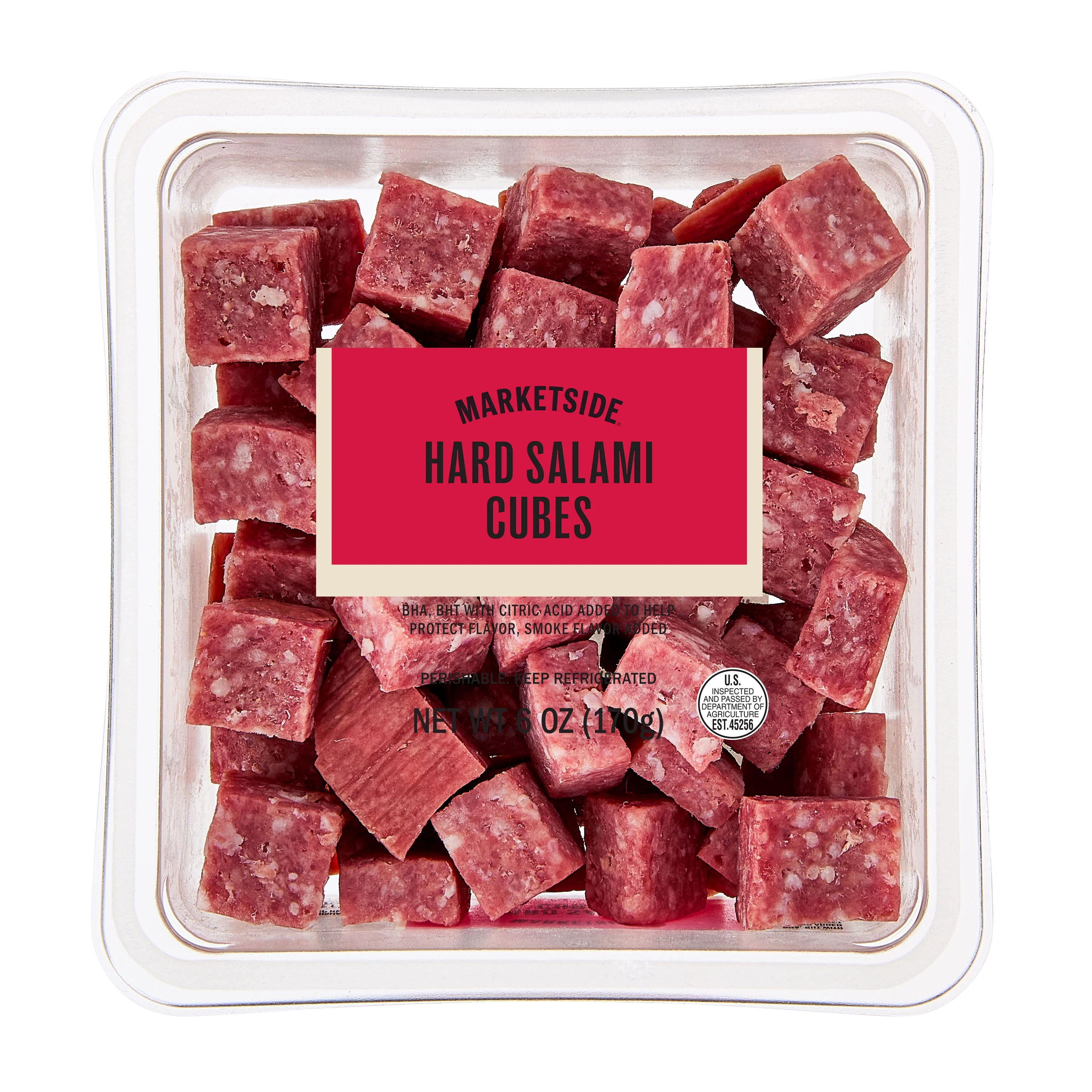Marketside Cubed Hard Salami, 6 oz Cup (Refrigerated) | Walmart (US)