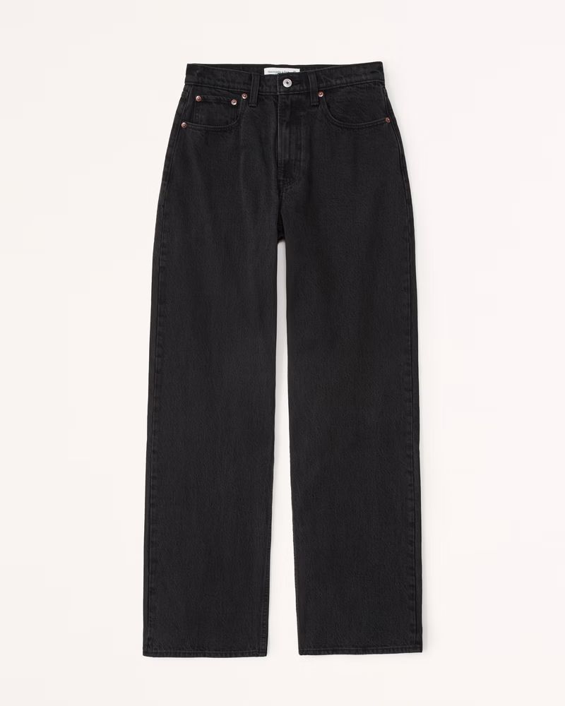 High Rise Loose Jean | Abercrombie & Fitch (UK)
