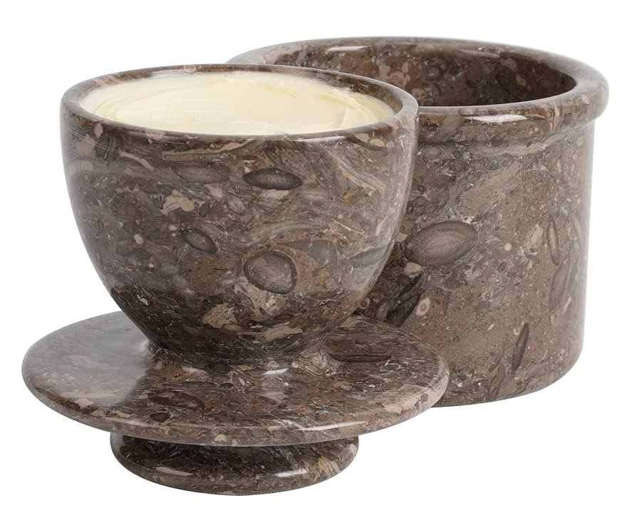 Radicaln Marble Butter Keeper 4.25" Inches Oceanic Handmade Butter Crock For Spreadable Butter Id... | Amazon (US)