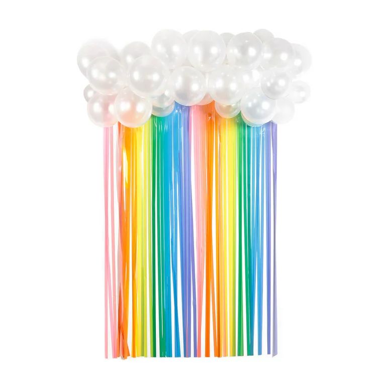 Packed Party 'Over the Rainbow' Balloon Wall Backdrop | Walmart (US)