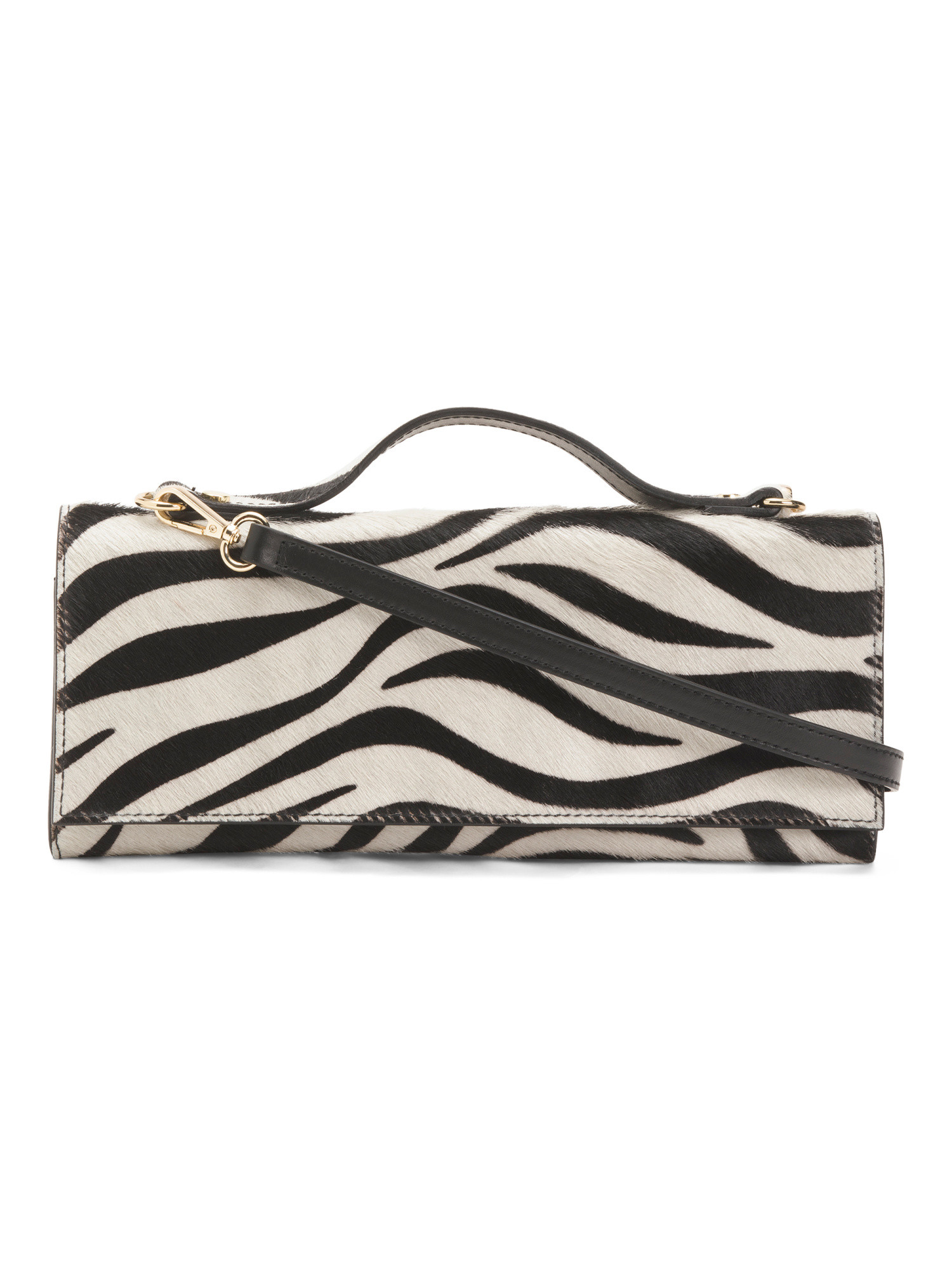 Made In Italy Leather East West Clutch | TJ Maxx