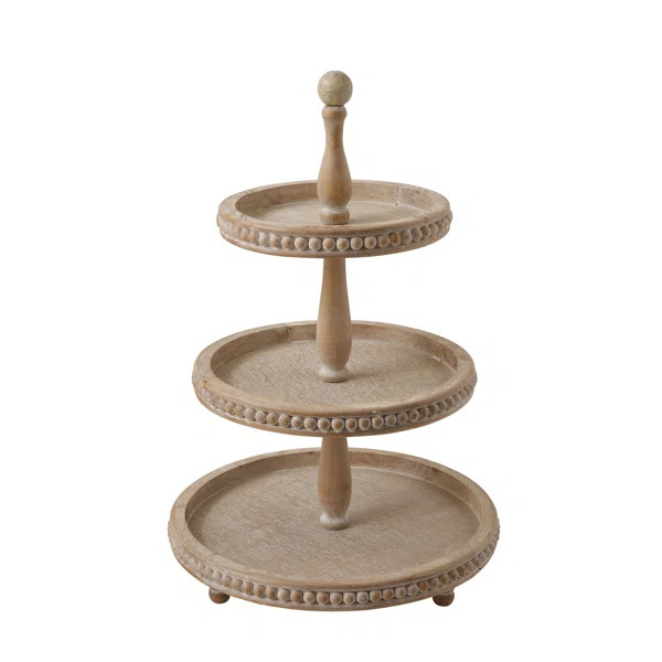Braymer 3-Tier Wood Coffee Table Tray | Wayfair North America