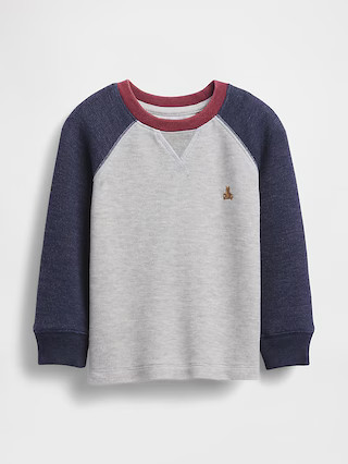 Baby & Toddler Textured Crewneck | Gap (US)