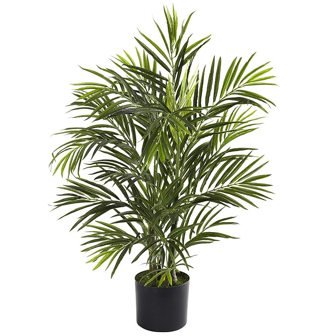 Nearly Natural 5387 Areca Palm UV Resistant Tree, 2.5-Feet, Green | Amazon (US)
