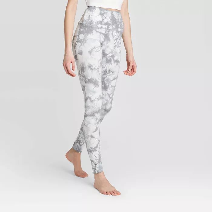 Women's Tie-Dye Leggings - Colsie™ Gray | Target