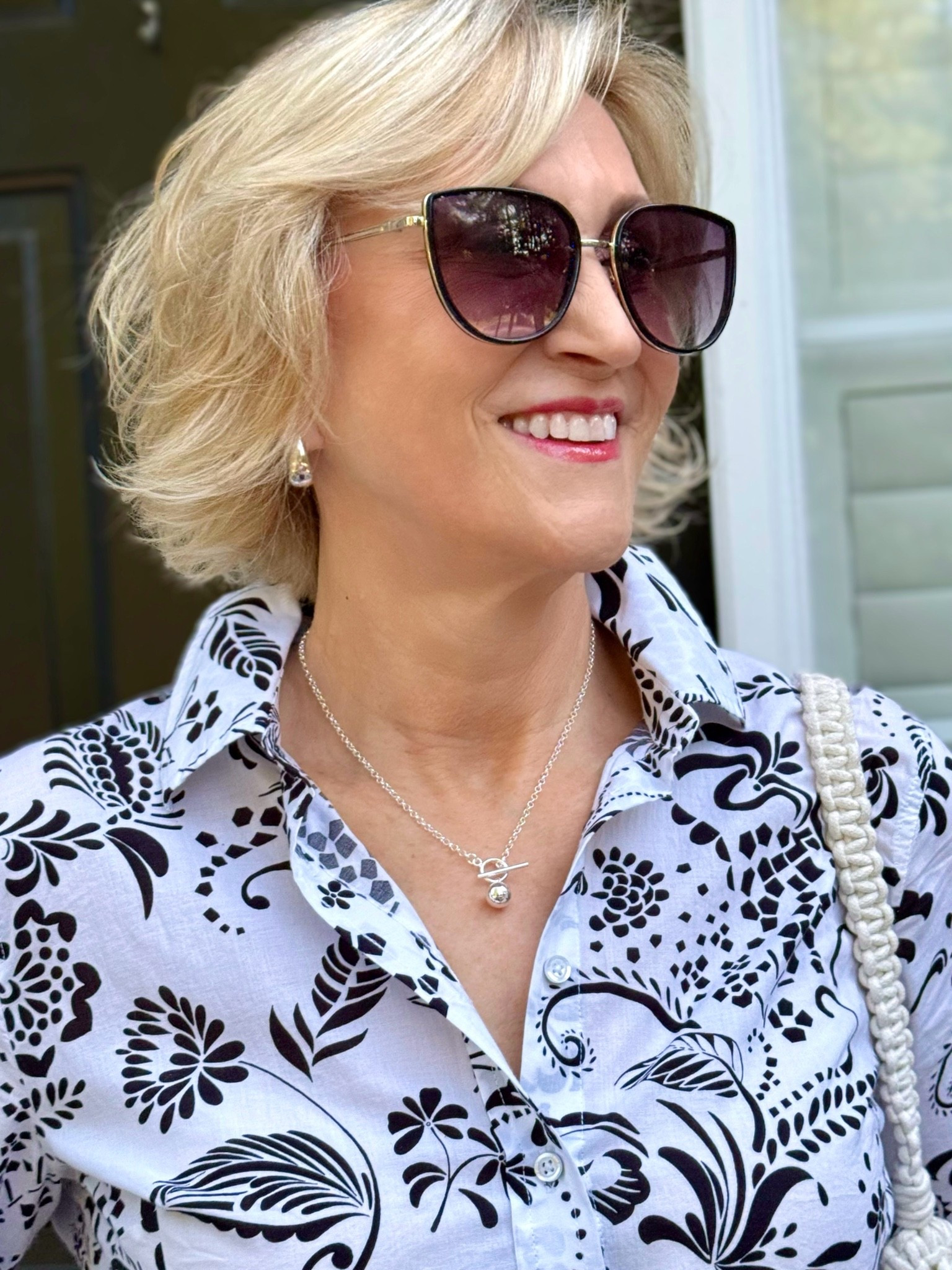 A couple of weeks ago, I shared a black-and-white outfit, and so many of you emailed asking about the silver necklace I was wearing. Since it didn’t really show up in those photos, I thought I’d share a close-up. ✨

This is the beautiful new Kinetic sterling silver necklace from @SilpadaDesigns, and I love its modern, timeless design. It’s one of those pieces that goes with just about everything and adds the perfect finishing touch.

Right now you can save 15% with code LTK15, and their August Clearance Event starts today too, with up to 25% off select styles. Happy shopping! 🤍

#LTKSeasonal #LTKOver40 #LTKootd