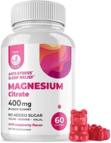 Amazon.com: Magnesium Gummies Sugar-Free - Calm Magnesium Gummies Supplement for Children, Sugar-... | Amazon (US)