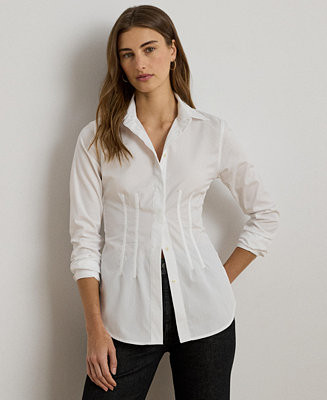 Women's Cotton Broadcloth Shirt | Macy's