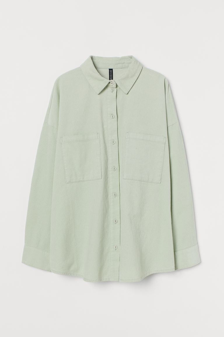 Oversized Corduroy Shirt | H&M (US + CA)