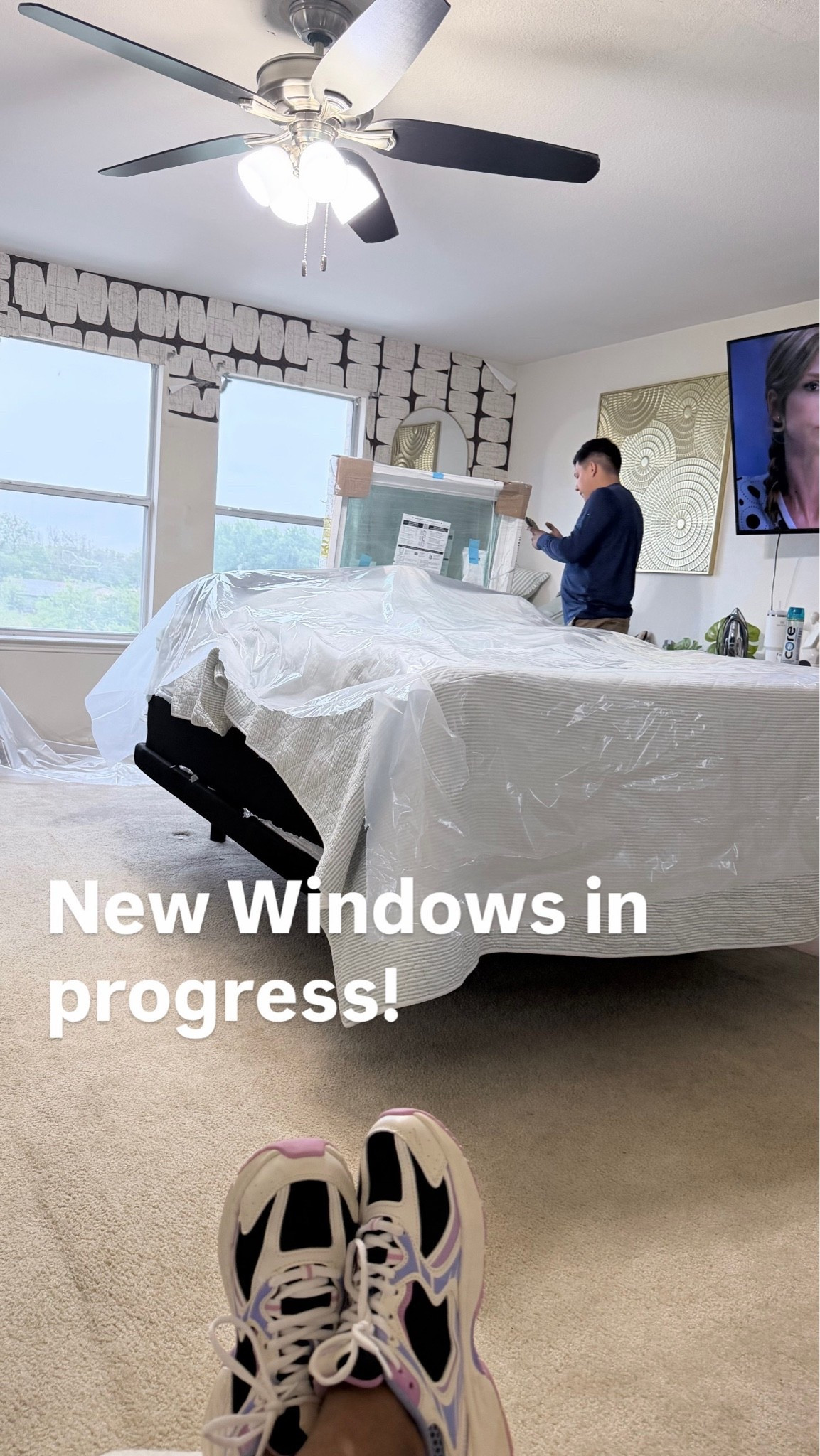 We are doing home improvements and we started with the attic, windows and doors to make sure that we’re safe! Windows going up now.

#LTKU #LTKHome
