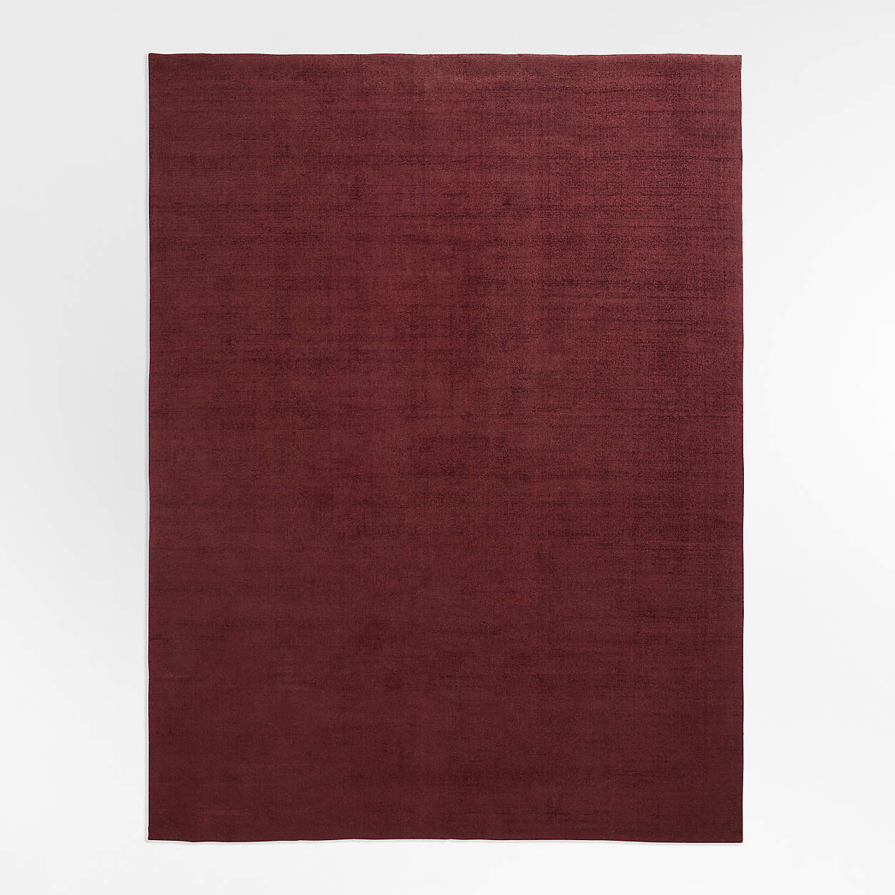 Laval Performance Handwoven Burgundy Area Rug 6'x9' + Reviews | Crate & Barrel | Crate & Barrel